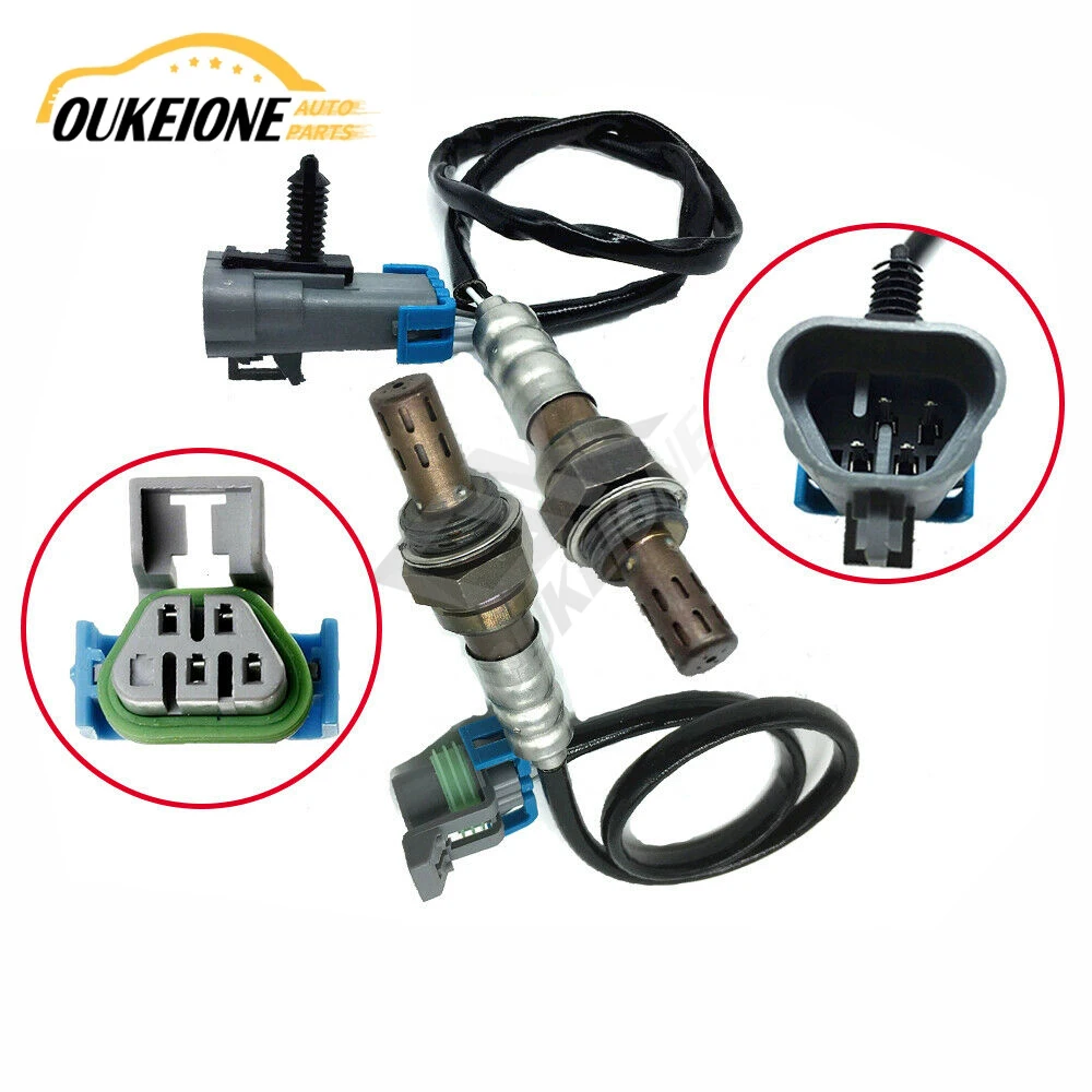 O2 Oxygen Sensor Front Rear for 2007 2008 2009 2010 Chevrolet Colorado GMC Canyon Isuzu i-290 Hummer H3 234-4294 234-4331 Lambda