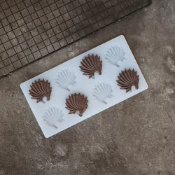 Ruffled Flower Shape Silicone Chocolate Mold Cake Decorating Transfer Sheet Mould Cake Top Decotation DIY Chocolate Flower