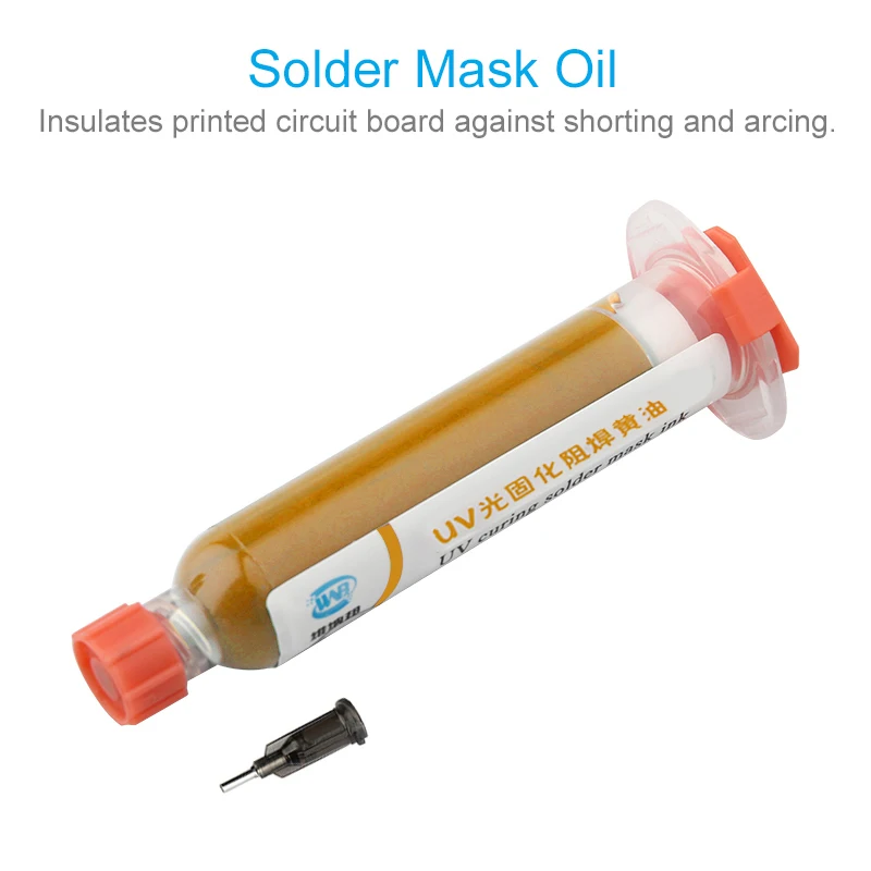 

10ML Red UV Light Curing BGA PCB Solder Mask Ink Oil Paint Prevent Corrosive BGA PCB Circuit Board Protect Welding Fluxes