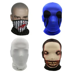 Creepypasta Ticci Toby Face Mask Jeff The Killer Eyeless Jack Slender Man Costume for Cycling Fishing Halloween Cosplay Party