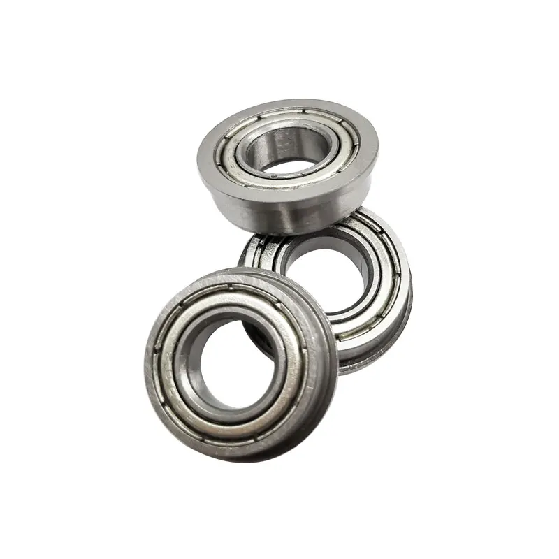 50pcs/lot Flanged bearing F6003ZZ 17*35*10mm  flange deep groove ball bearings F6003-ZZ Z 17x35x10 mm