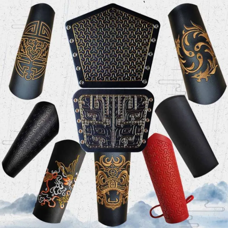 Chinese Ancient Bracer Hanfu Men Women Cosplay Draw Sleeve Arm Guard Hanfu Accessories Hanfu Bracer For Men Women