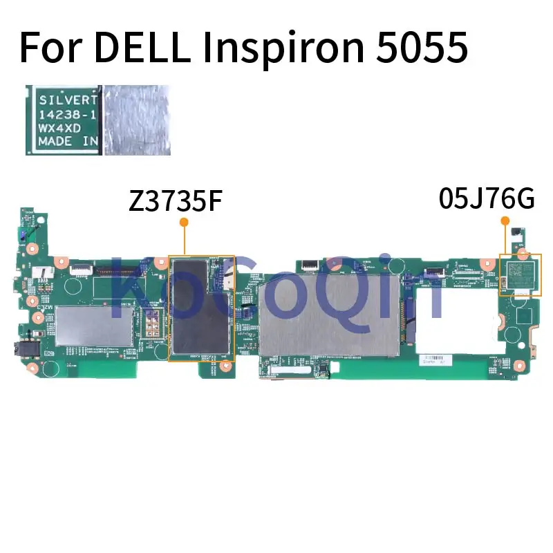 

For DELL Inspiron 5055 Z3735F Notebook Mainboard 14238-1 05J76G SR1UB Laptop Motherboard