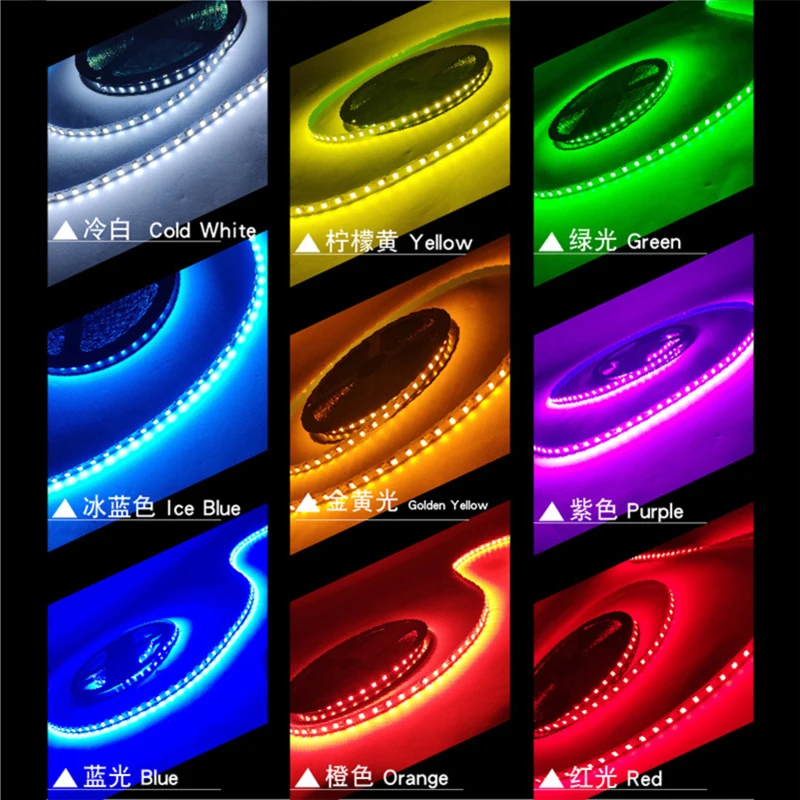 6/8mm 5M/Rolls DIY Separate Silicone Neon Strip 120Leds S-Bendable Newly Flexible Led Tape For LED Neon Sign Waterproof  IP67