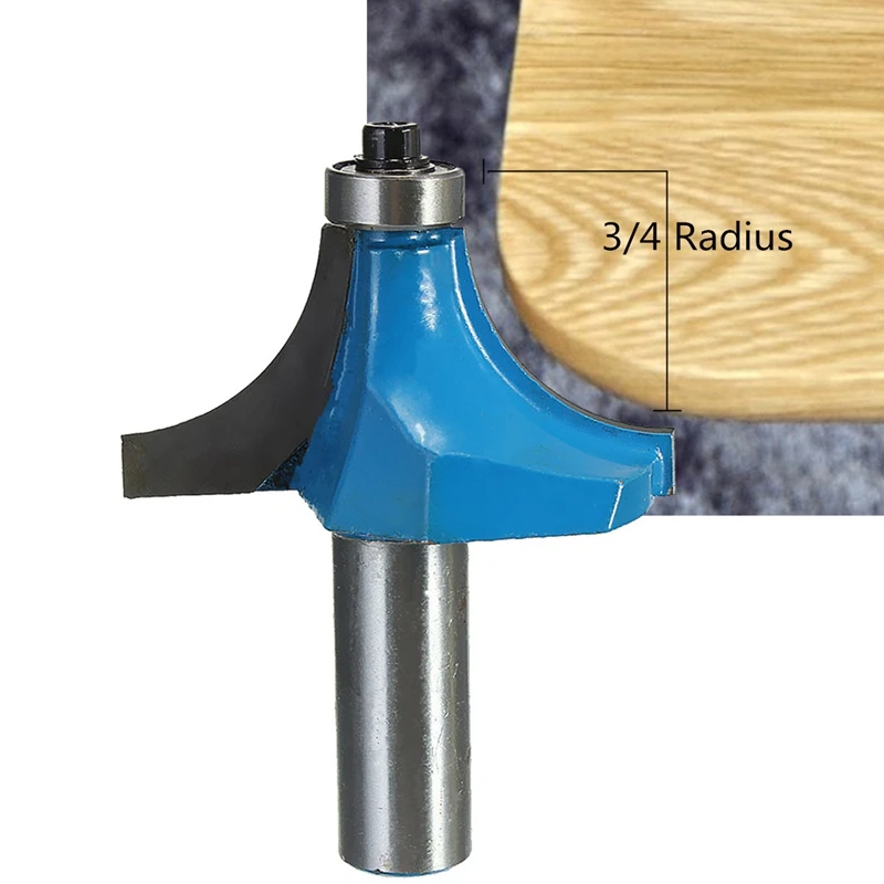 Round Over Edging Router Bit -3/4\