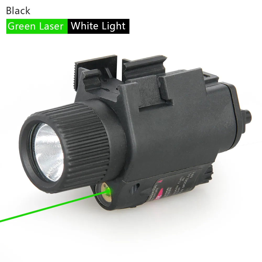 PPT Tactical M6 Illuminator Torch Light Red Green Laser Yellow White light Hunting Flashlight For Airsoft Rifle Air Gun