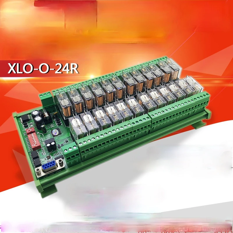 XLO-O-8-32 Channel Relay RS485 IO Extended Modbus RTU Relays Serial Port Relay