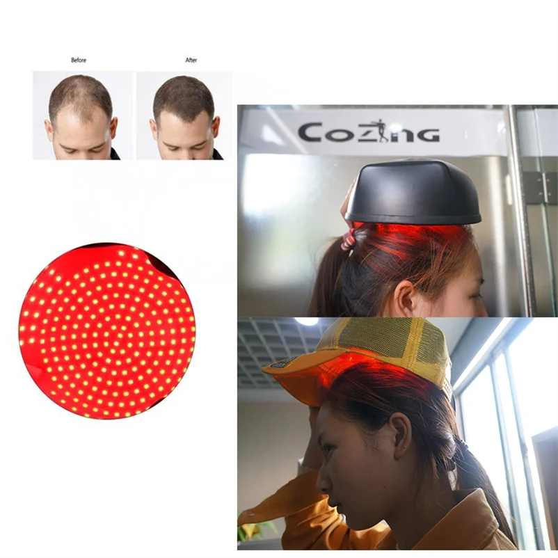 

USB Powered Laser Hair Growth Infrared LED Light Electric Massage Anti Hair Loss Phototherapy Scalp Massager Cap