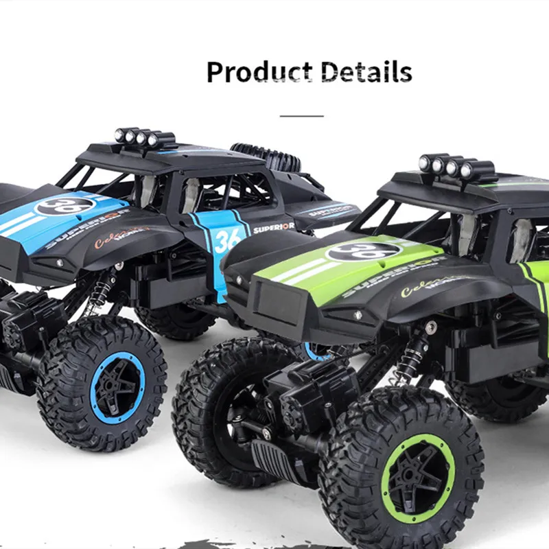 Brushless Motor High Speed 2.4G 6WD RC Racing Car 6 Wheel Alloy Suspension Shock Independent Shockproof Six Wheels Car Boy Gift