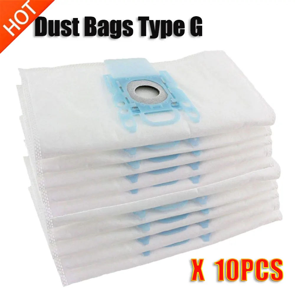 Vacuum Cleaner G 10Pcs/Lots Type G Cloth Dust Bags Typ G fit Bosch Siemens BSGL3126GB BSG6 BSG7 GL30 Pro Energy Hoover Bag