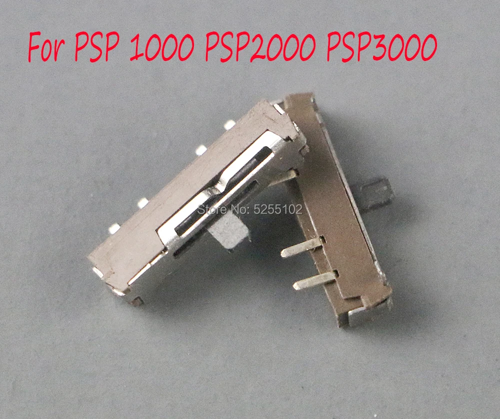 

100pcs/lot For PSP1000 PSP2000 PSP3000 Replacement Power Switch for PSP 1000 2000 3000 Switch Buttons Repair Part