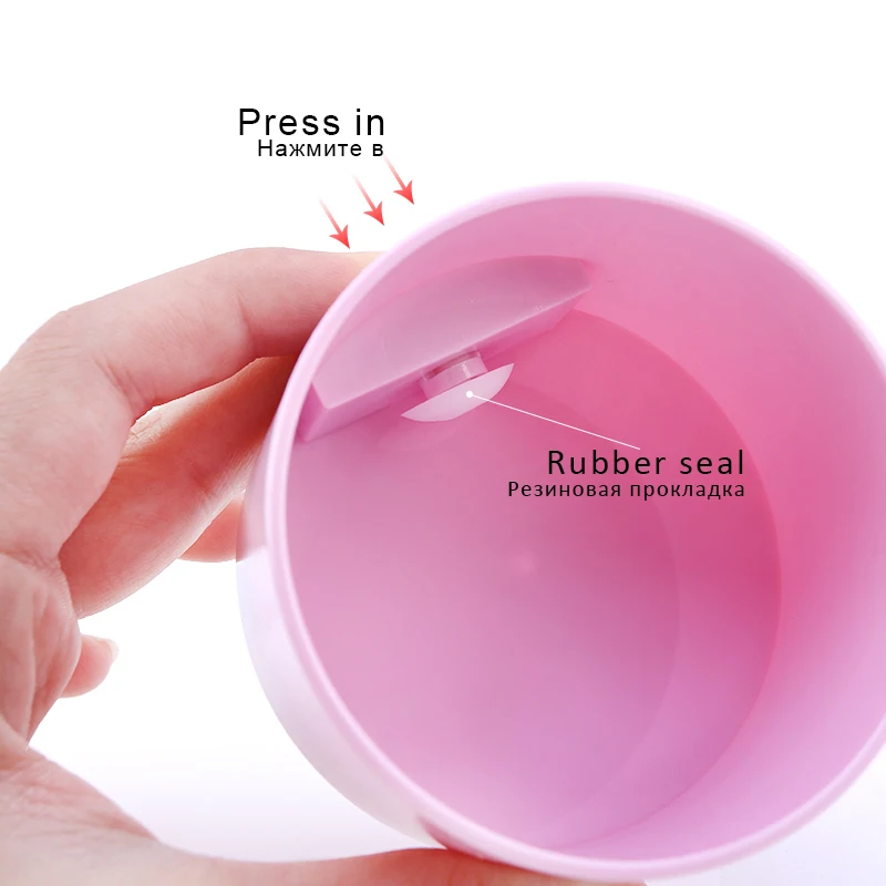 New Eyelash Glue Storage Tank Container Adhesive Stand Activated Carbon Sealed Storage Jar Private Logo Makeup Tool