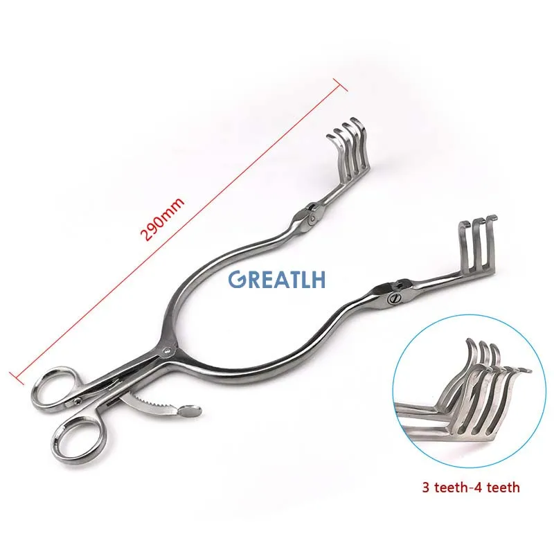 Stainless Steel Weitlaner Retractor Self-Retaining Retractor Veterinary Surgical Instruments