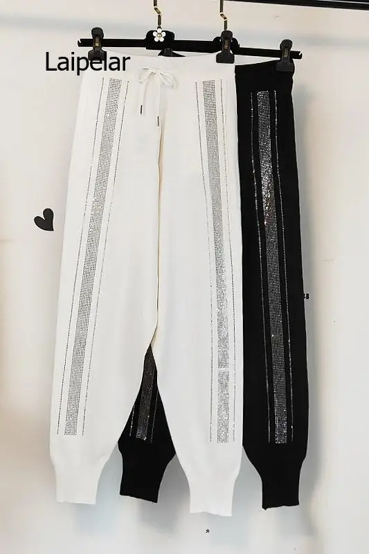 

Hot drill spliced trousers Women Low waist Embroidered sexy Slim Stretch Jeans Denim Skinny Pencil Pant