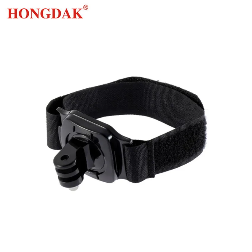 Hongdak สายคล้องมือนาฬิกาข้อมือเข็มขัดหมุน360องศาสายคล้องมือนาฬิกาข้อมือ Jogging Cycling Gym แขนสำหรับกีฬา Action กล้อง