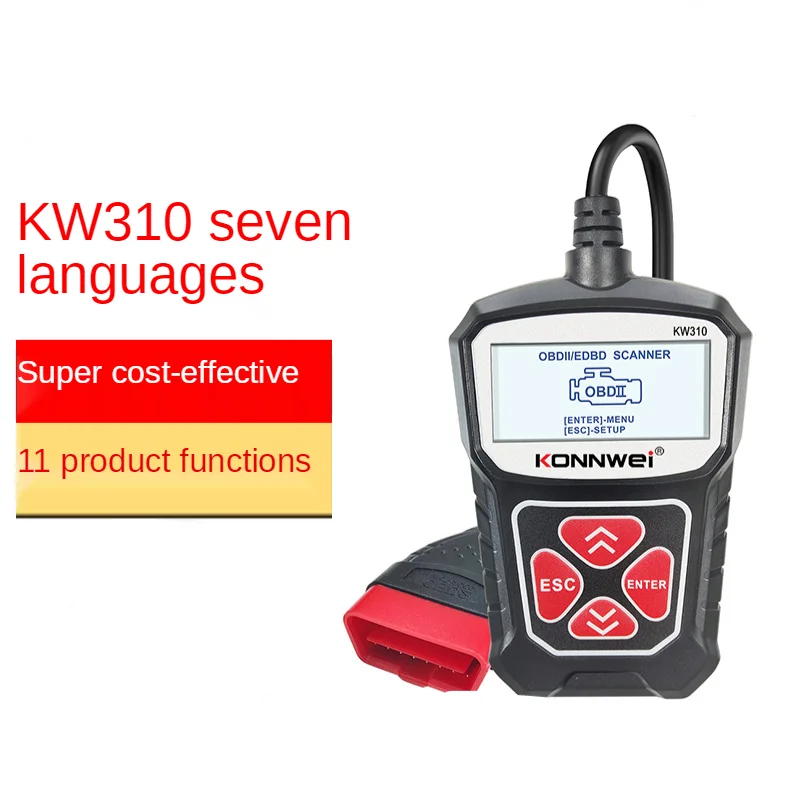 

The new seven-language KONNWEI KW310 V310 V309 MS309 car fault code reader card scanner