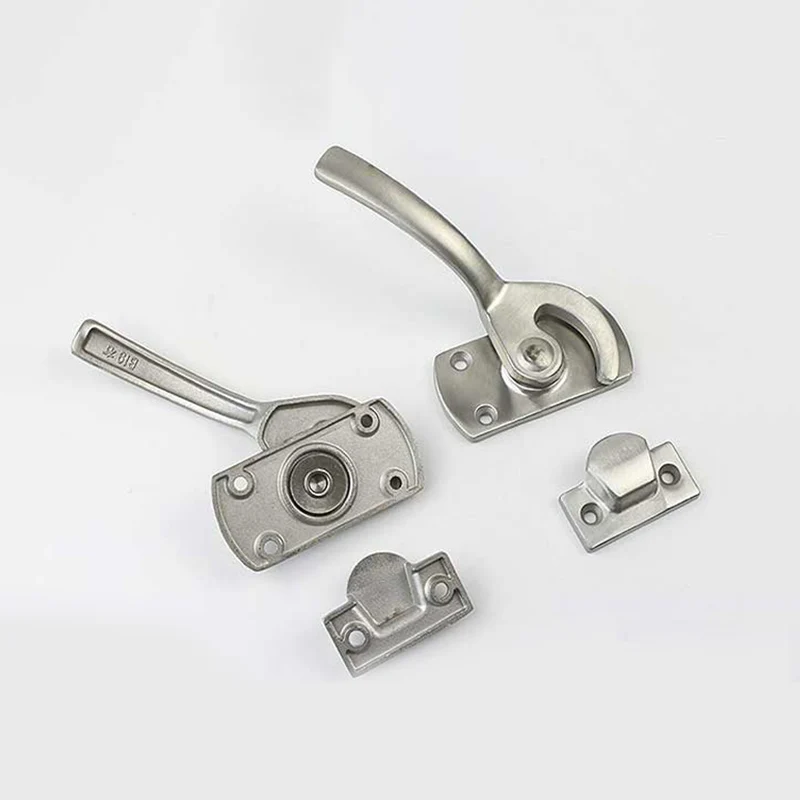Stainless Steel Oven Door Lock Cabinet Sealing Handle Mechanical Flat Pressure Lock for Kitchen Appliances