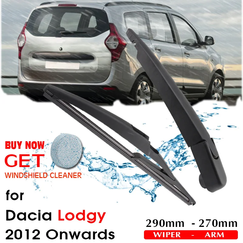 

Car Wiper Blade Rear Back Window Windscreen Windshield Wipers Auto Accessories For Dacia Lodgy Hatchback 290mm 2012 Onwards