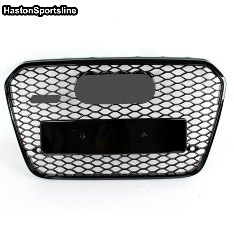 

A6 C7 RS6 Style Black Front Honeycomb Hood Grill Grille for Audi A6 C7 S6 Sline 2012-2015 Car Styling Accessories