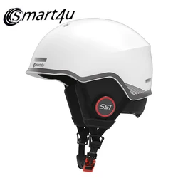 Casco da sci Bluetooth Smart impermeabile sci uomo Snowboard casco donna pattinaggio Skateboard sci sci attrezzatura da neve per bambini