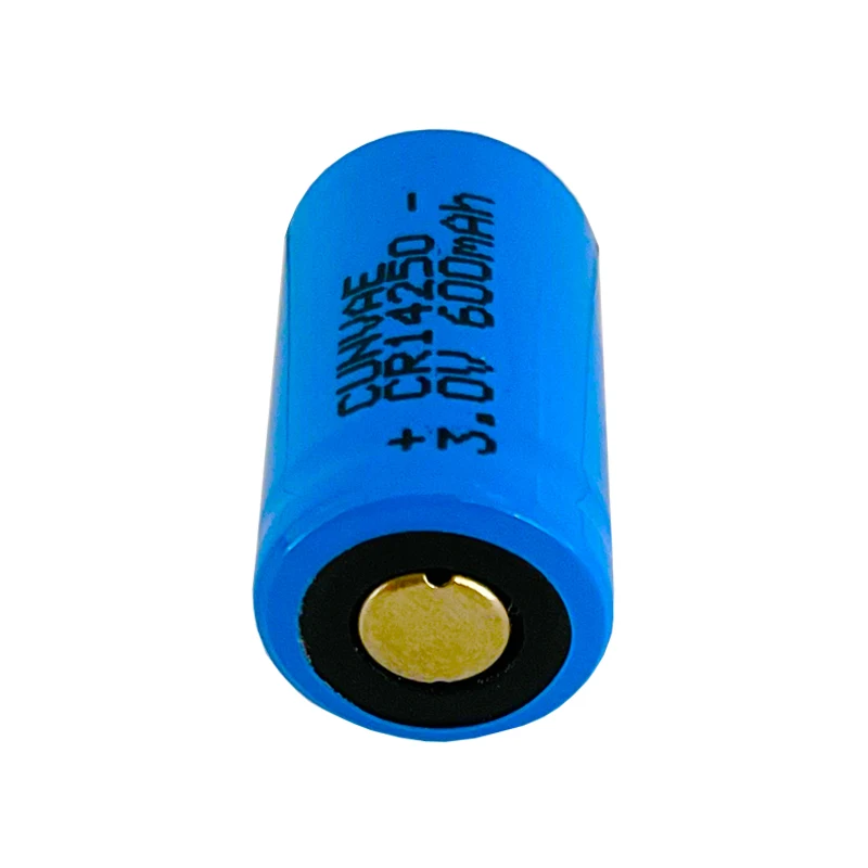 100PCS 14250 cr14250 Li-MonO2 Battery CR 1/2AA 3V CR14250 14250 CR 1/2AA 3 Volt Lithium Batteries 600mah For Camera