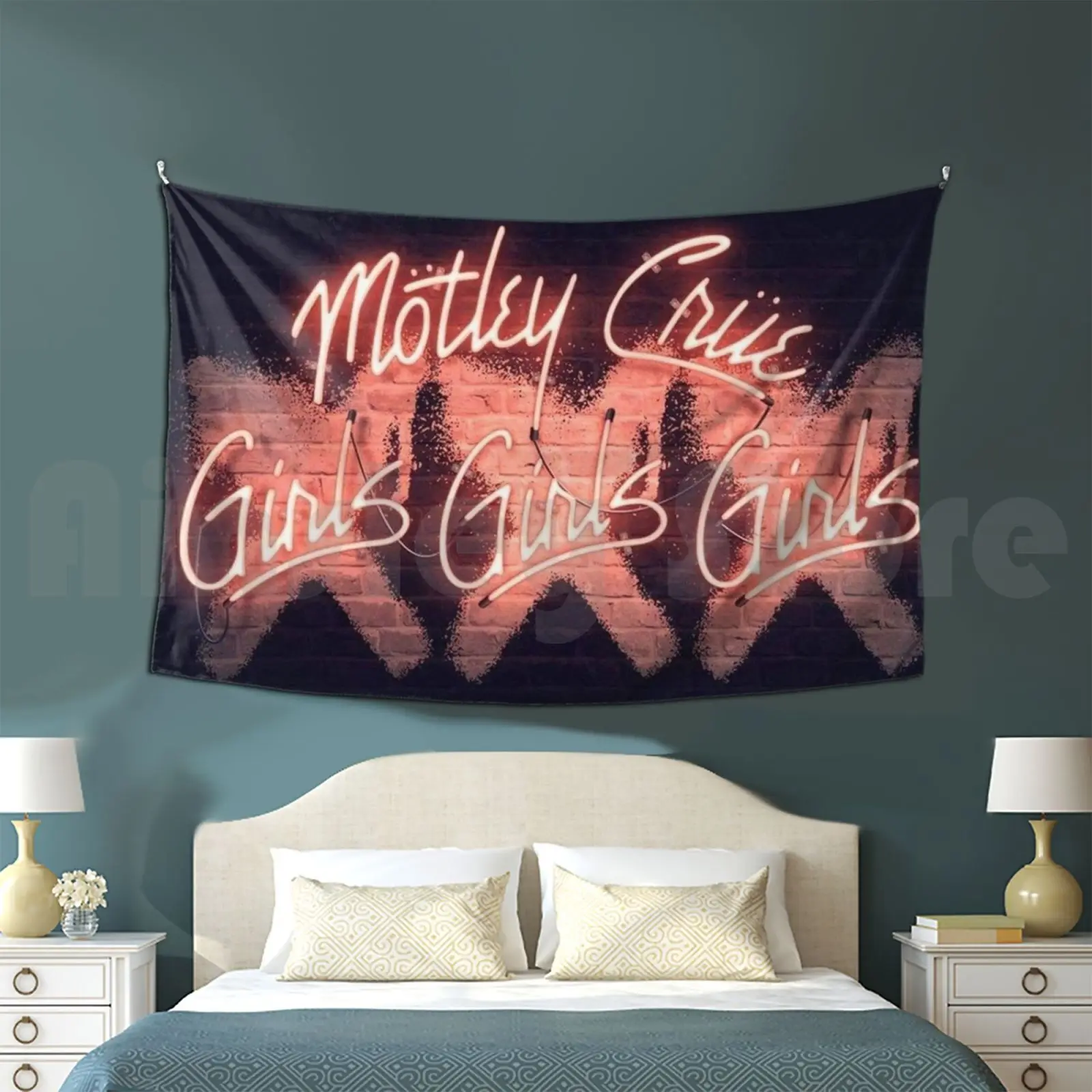 

Американский хэви-метал группа М Гобелен Tley Crüe Гостиная Спальня M  Ремешок Tley Crüeamerican Heavy Metal M  Tley Crüe