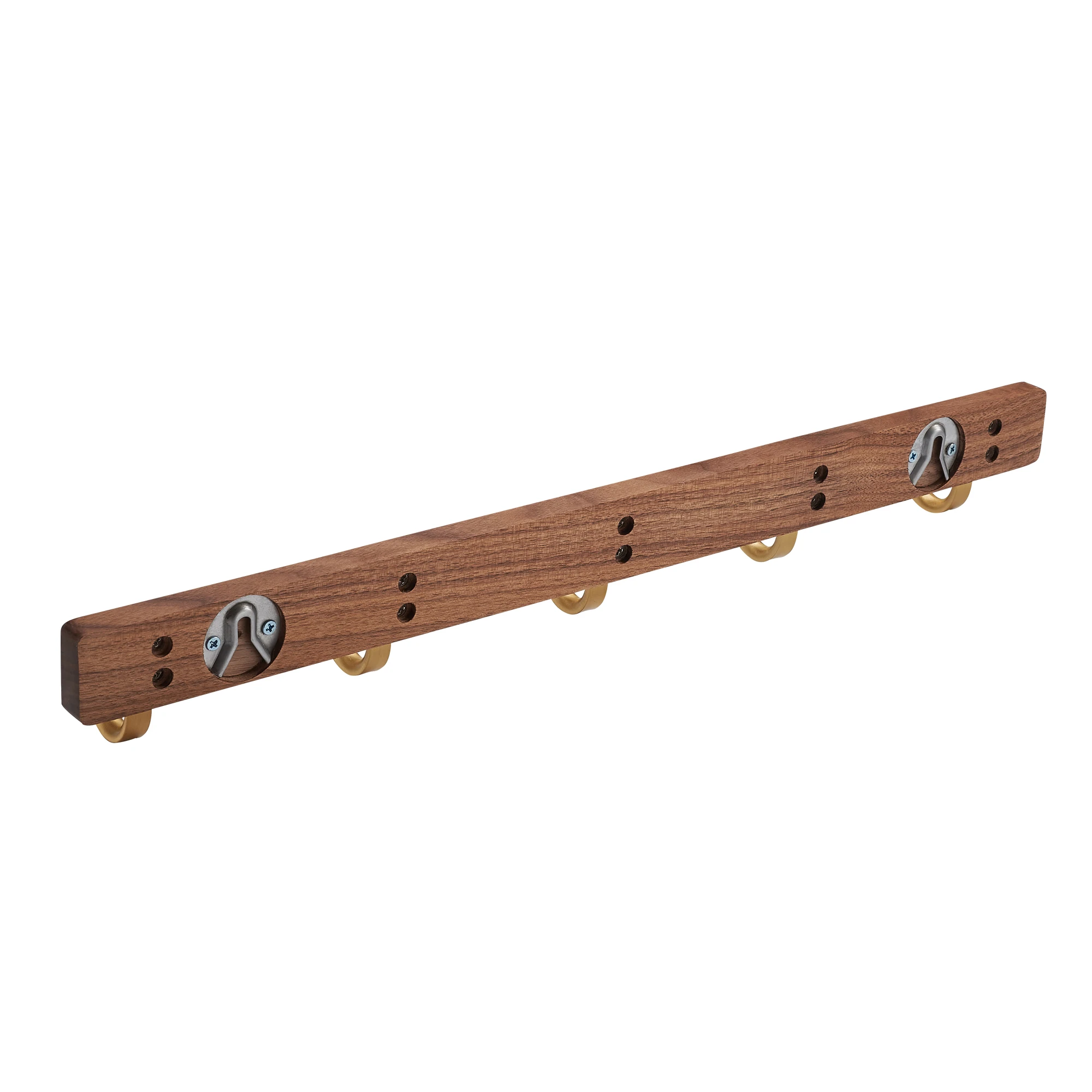 SARIHOSY Wall Hooks Coat Rack Walnut Wood Wall Mounted Storage Towel Hook for Kitchen Bathroom Accessories Home Decoration Hook