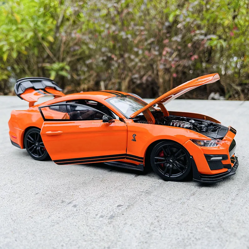 Maisto 1:24 Новая модель автомобиля Ford 2020 Mustang Shelby GT500 из сплава, коллекция украшений ручной работы, игрушечный инструмент, подарок,