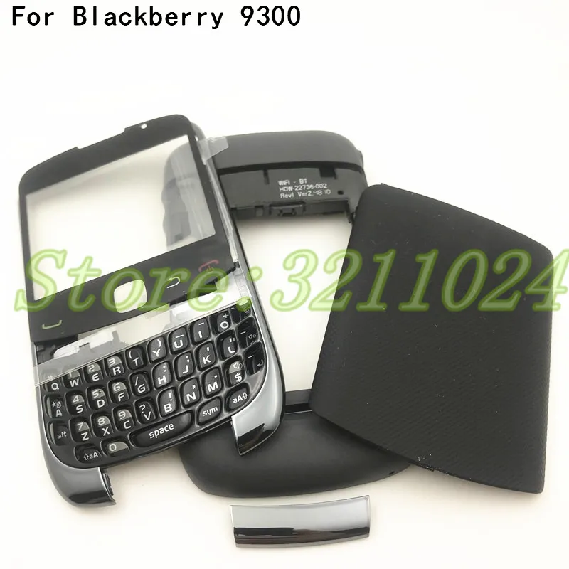 For Blackberry Curve 9300 Brandnew Full Complete Mobile Phone Housing Cover Case + English Keypad Repair parts