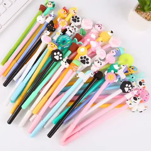 Creative Cartoon Signature Pens 50pcs Office Stationery jonvon satone