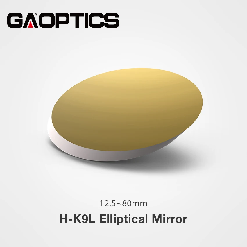 Wholesale Optical K9 Glass Elliptical Reflector Mirrors With Silver Coating Minor Axis 12.5mm to 80mm