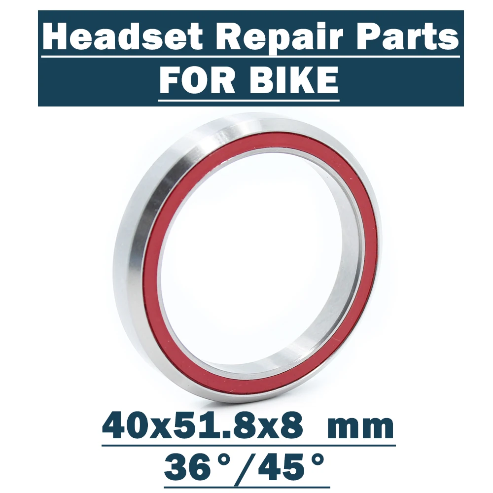 MH-P518K Bike Headset Bearings 40*51.8*8 mm 36/45 Degree ( 2 PCS ) ACB Road MTB Angular Contact Bicycle Bearing ACB518K