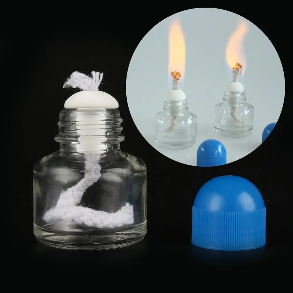 6,5 cm * 4,3 cm 25 ml szklany palnik na alkohol lampa szklana chemia laboratorium sprzęt grzewczy artykuły edukacyjne