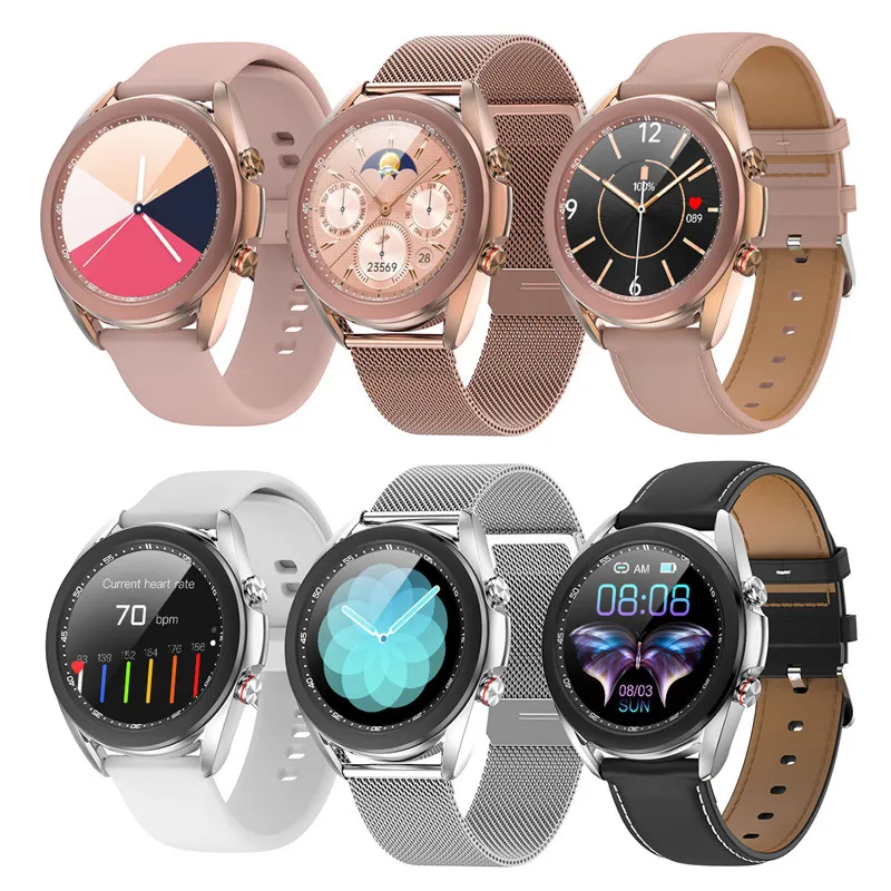 Women Smart Watch Heart Rate Monitor Bluetooth-Call Message Reminder Ladies Smartwatch Sport Bracelet Chic Wrist Watch for Girls