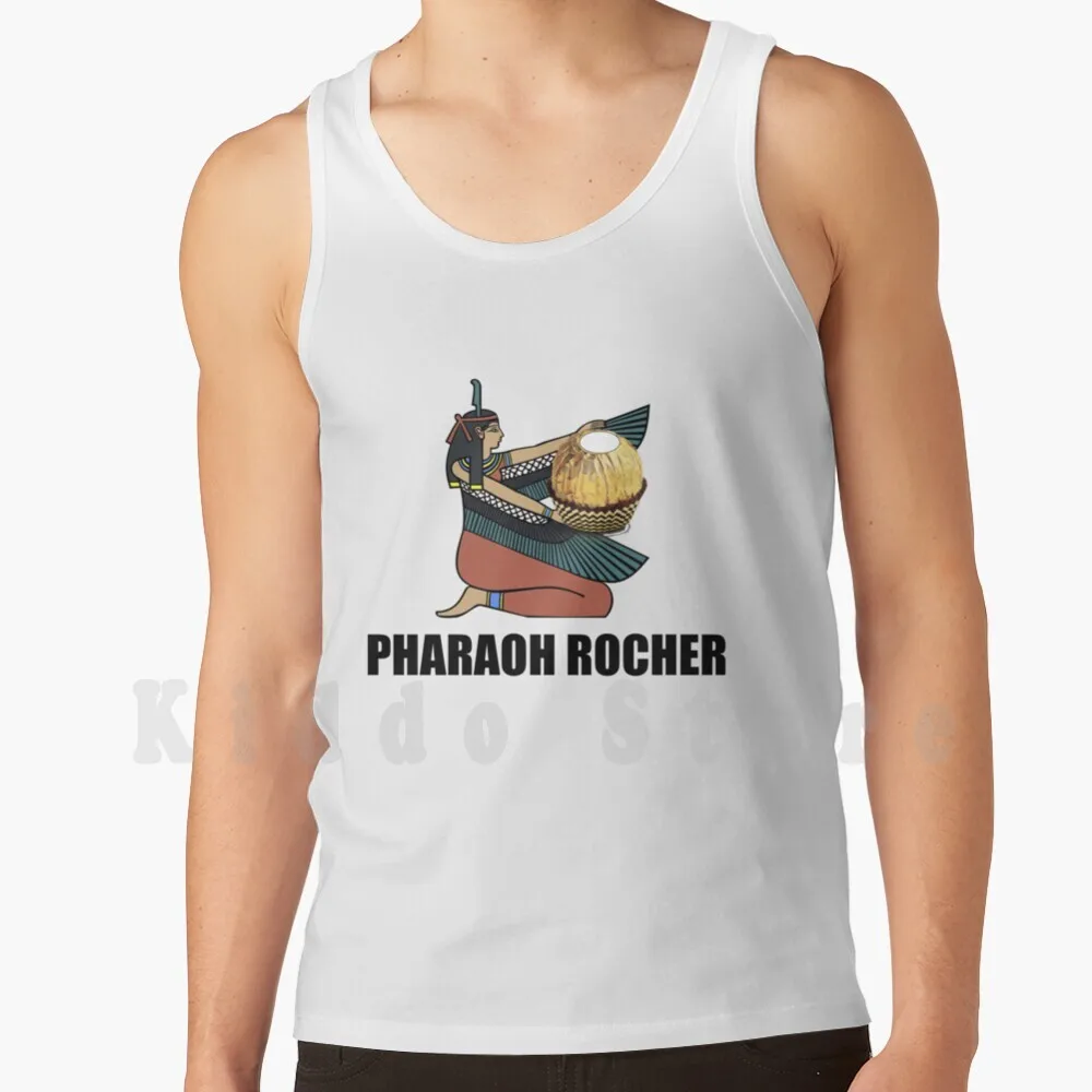 Camisetas sin mangas Pharaoh Rocher: Chocolates, Anuncio de TV, Egipto, Gourmet, Antiguo, Embajador de Ferrero Rocher, Play On