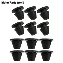 Motorcycle Rubber Side Cover Grommets 6pcs For Harley Touring Street Glide Electra Glide Road Glide FLHR 1996-2020