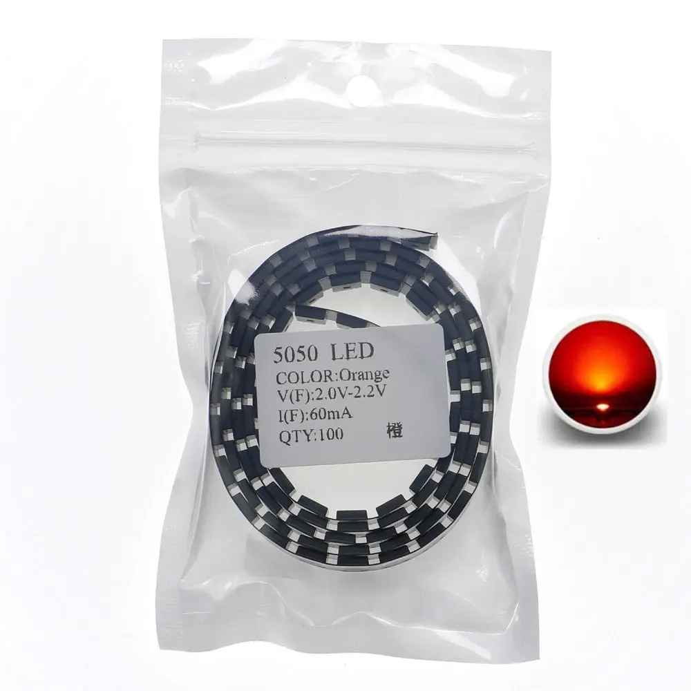 5050 (2020) SMD LED Emitting Diode Lamp Chip Warm Cool White rosso verde blu giallo arancione UV Pink SMT Light Beads