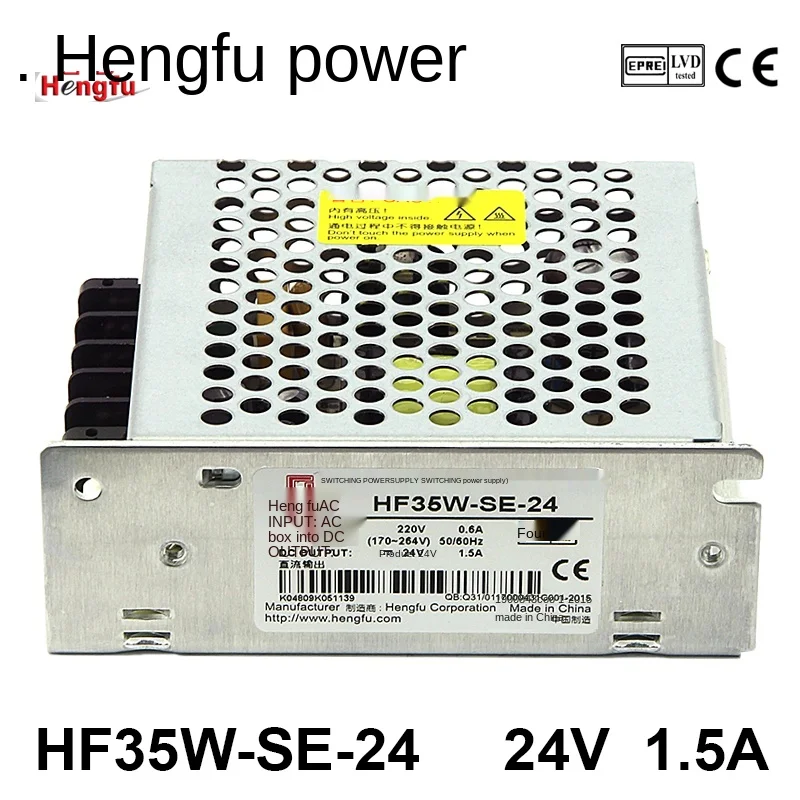 Hengfu HF35W-SE-24  Power Charger AC 220V Transfer DC 24V 1.5A Switching Power Supply