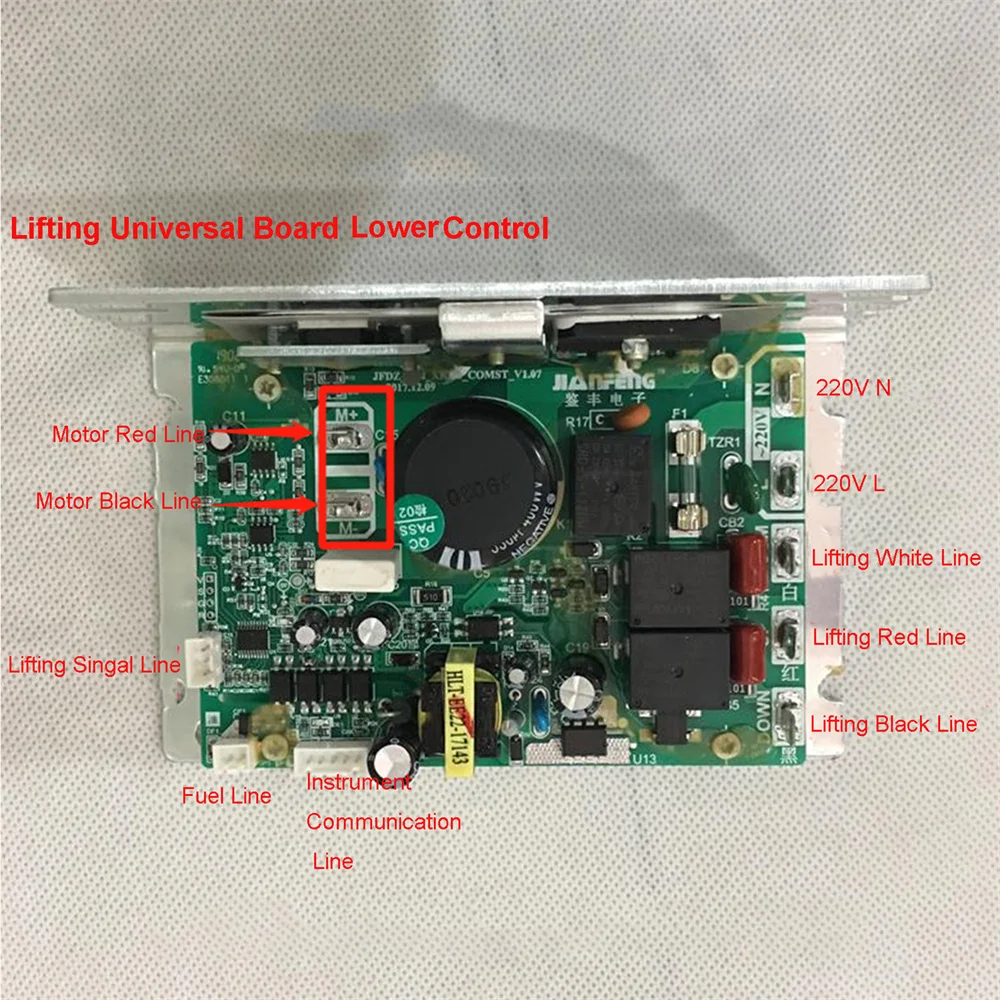 Professional Use Treadmill Controller External Universal Circuit Board for DC 180V Motor Treadmill Repair Part