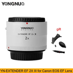 Yongnuo YN-2.0X III PRO 2x Lens Teleconverter Extender Auto Focus Mount Lens for Canon EOS EF Camera Lens