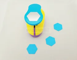 Free ship Hexagon hole punch set Geometry Punch Craft Scrapbook Paper Puncher graph Shaped Punches