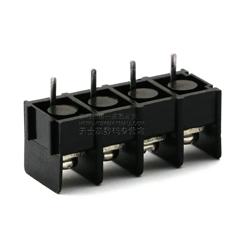 10PCS/lot 7.62 mm KF7.62 - 2P 3P 4P MG 762 - 2 3 4 Pin Can be spliced Screw Terminal Block Connector Black Green 7.62mm Pitch