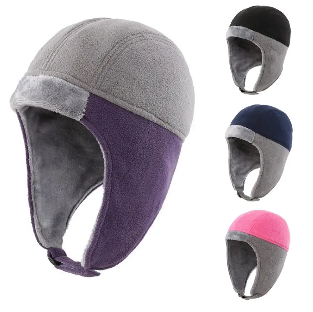 Connectyle Toddler Boys Girls Kids Winter Warm Hat Fleece Lined Earflap Hat Snow Ski Hat