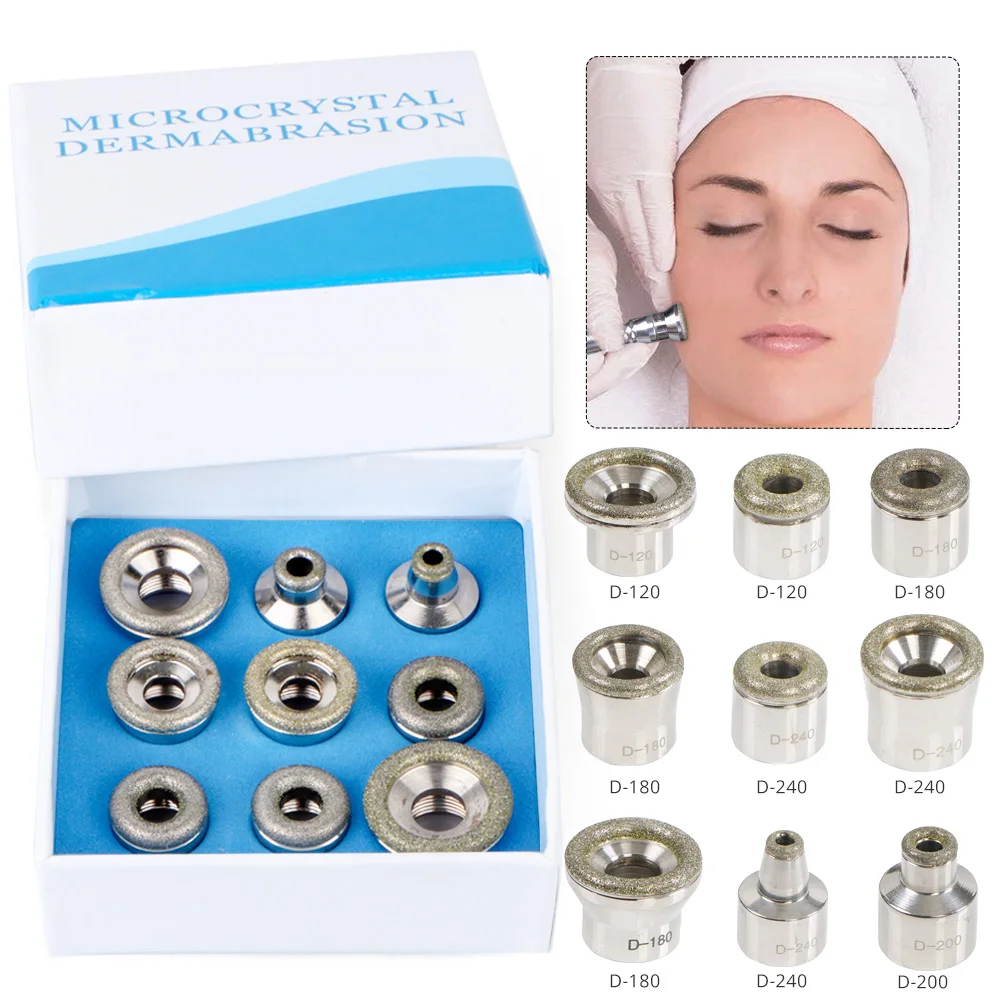 Surebeauty Diamond Dermabrasion Tips Replacement 9 Tips 6 Tips Facial Midrodermabrasion Skin Face Deep Clean