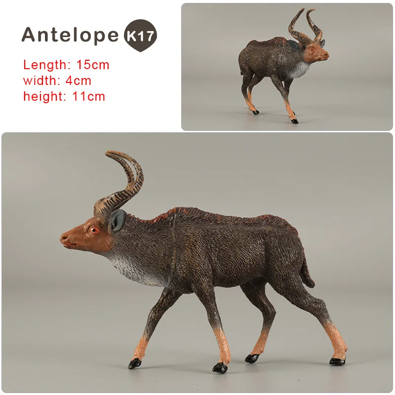 Simulation Tiger Lion Leopard Antelope Deer Lioness Zebra Donkey Animal Model Figurine Home Decor Decoration Accessories Modern