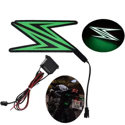 Autocollant Shoous à rayures clignotantes pour moto, signal lumineux froid, conduite de nuit, Kawasaki Z900, Z650, Z1000, Z800, Z750, Z300, Z250, Z125