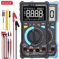 BSIDE Profesional Digital Multimeter True RMS 8000 Analogue Tester 20A Current DC AC Voltage Capacitance VFC ohm battery Hz test