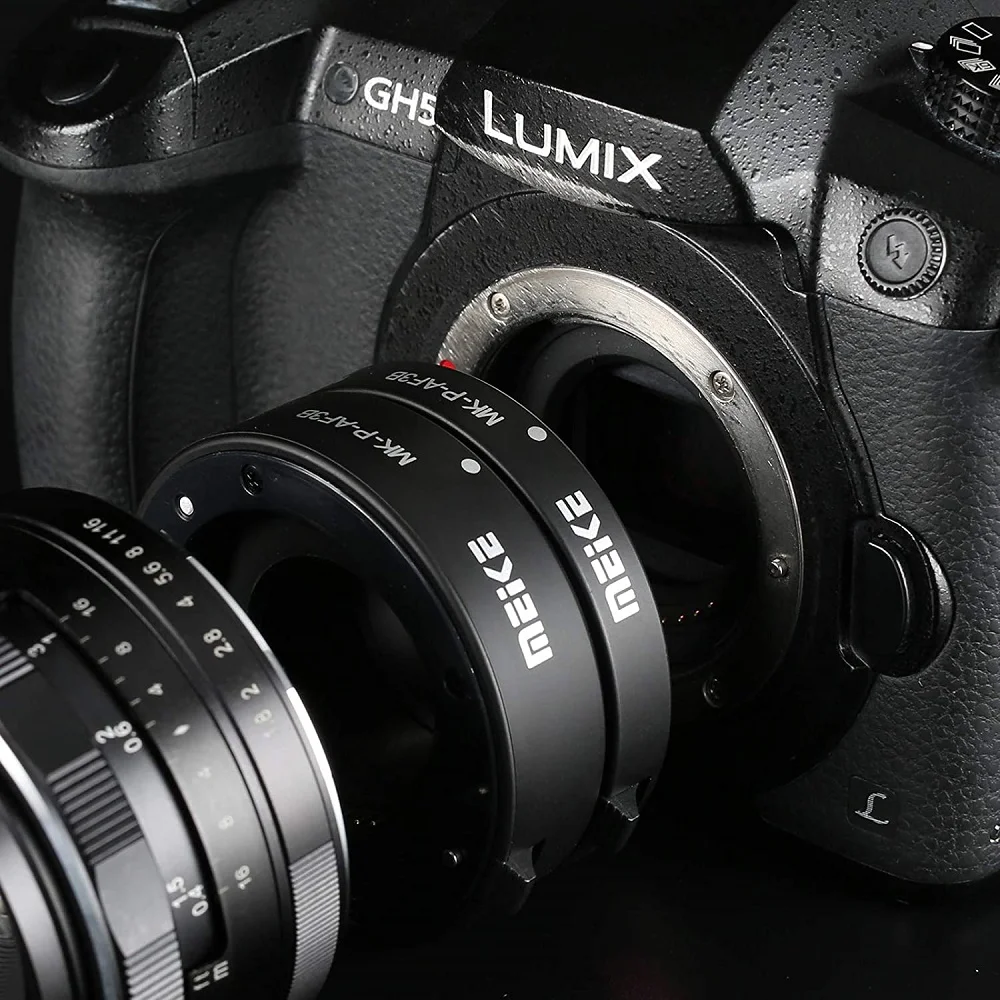 Mcoplus AF Autofokus Makro Extension Tube Ring 10mm 16mm Für Panasonic Olympus micro 4/3 M4/3 m43 Montieren Spiegellose Kamera Meike