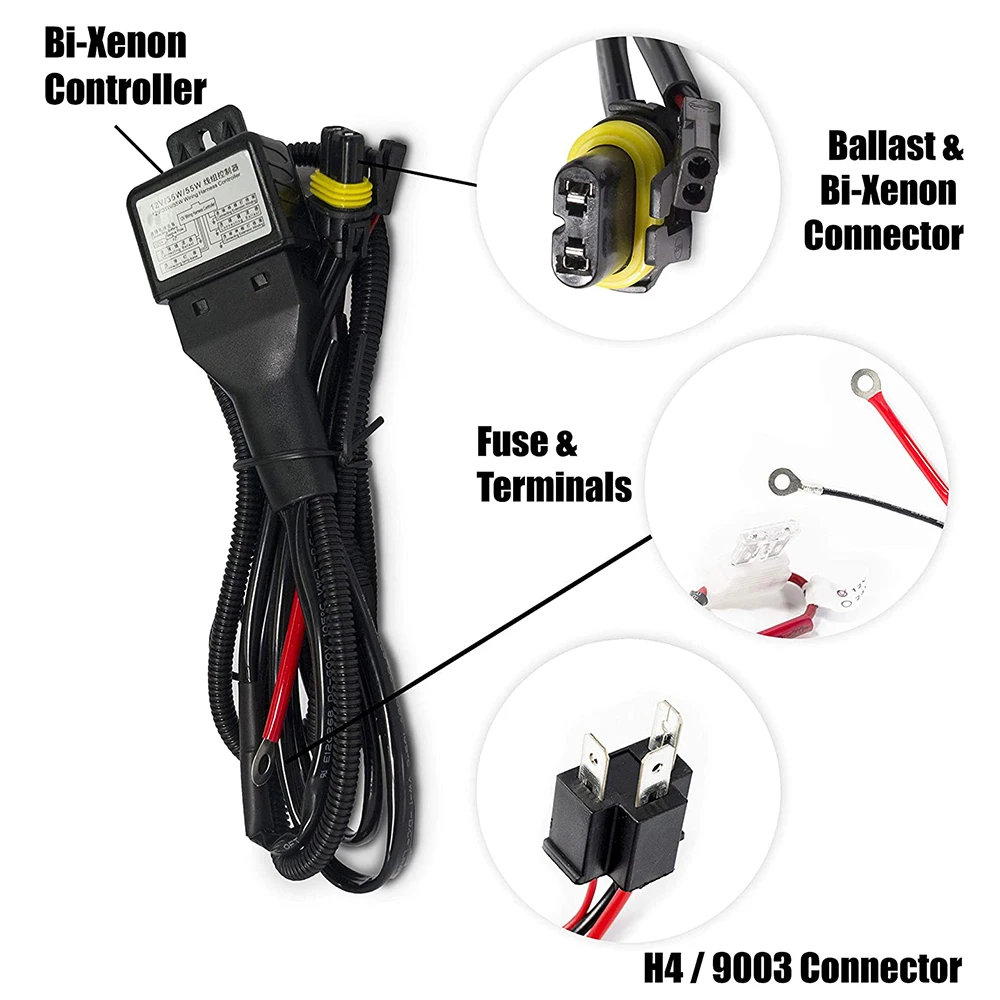 LSlight H1 H3 H4 H7 H11 H13 9004 9005 9006 880 35W HID Xenon Light Bulb Car Auto Headlight 4300K 5000K 6000K 8000K 10000K 12V DC