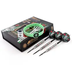 CUESOUL JAZZ-METAL Steel Tip Darts 90% Tungsten with Integrated ROST Dart Flights-21/23/25g